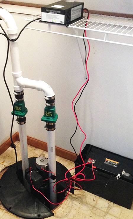 sump pump by DMR Plumbing & Sewer